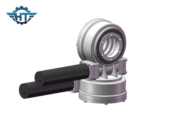 دو محور چرخشی ردیاب خورشیدی Slew Drive Back Holding Torque 1800-89000Nm با قدرت 24VDC