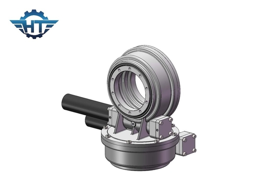 دو محور چرخشی ردیاب خورشیدی Slew Drive Back Holding Torque 1800-89000Nm با قدرت 24VDC