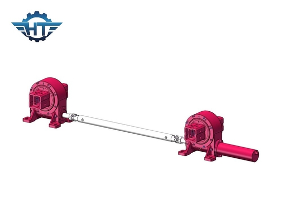 C4 سطح ضد خوردگی داخلی Hard Stop Worm Gear Slewing Drive برای کاربردهای عملکردی