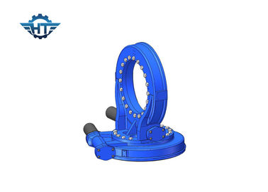 خرید Worm Gear Dual Axis Slew Drive با محصور خانه و عکس العمل کوچک برای PV Tracker online manufacture
